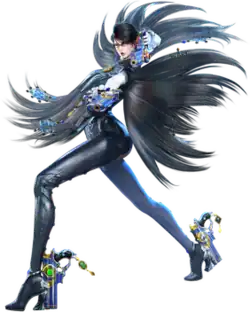 Bayonetta posing