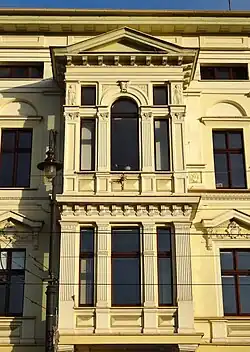 Detail of the bay window