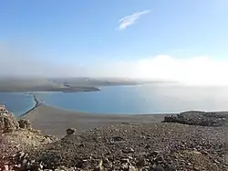 Beechey Island Harbour viewed from northwest summit of Beechey Island, Nunavut, Canada, 2017