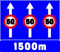 F89: Speed limit on certain lanes in ...m