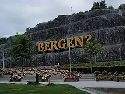 Big sign outside of the airport