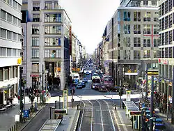 View north towards Berlin Friedrichstraße station