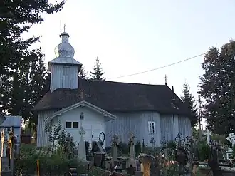 Wooden church in Groși