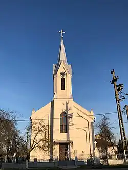 The Catholic church in Coșteiu