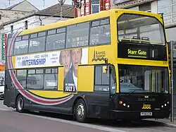 East Lancs Myllennium Lolyne-bodied Dennis Trident on the Promenade in June 2013
