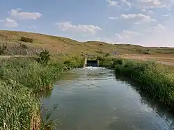 The Aqueduct that feeds Blackstrap Lake