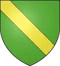 Coat of arms of the Courmes family[8]