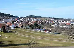 View across Obernheim