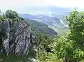 View from the summit of the Kranzhorn over the Inn Valley to the south.