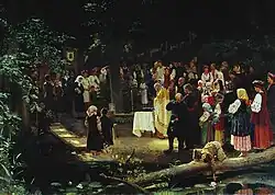 Nikolai Bodarevsky, Apple Feast of the Saviour in Little Russia