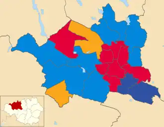 2018 results map