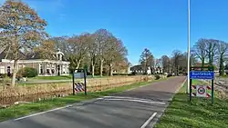 Local farm and house