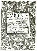 Collection of Transylvanian Saxon legislation printed in Brașov/Kronstadt (1583)