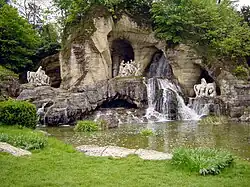 Bosquet of the baths of Apollo, in the gardens of Versailles