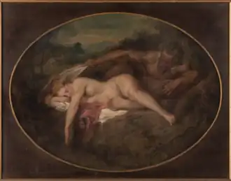 Nude and satyr, 1925.