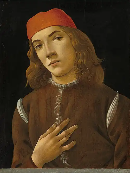 Portrait of a Young Man, c. 1482–85, National Gallery of Art, Washington