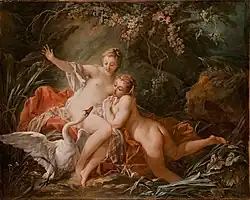 Leda and the Swan, 1741, Los Angeles County Museum of Art