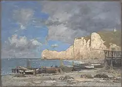 Eugène Boudin, Étretat, 1891