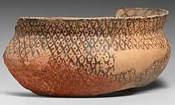 Fragment of a bowl; 5600-5000 BC; 8.2&nbsp;cm; by Halaf culture