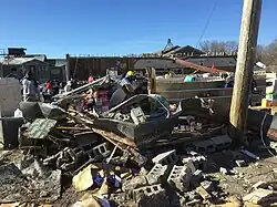 Image 13A liquor store that was destroyed in the western part of Bowling Green, Kentucky. (from Tornado outbreak of December 10–11, 2021)