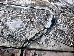 Aerial view of Bowness