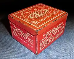 Blasting cap storage