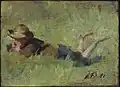 Harriet Mary Ford, Boy Lying in Grass (1890)