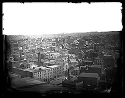 George Bradford Brainerd's painting "From Bridge Tower", circa 1872