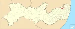 Location of Bom Jardim in Pernambuco