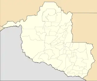 SBPV is located in Rondônia