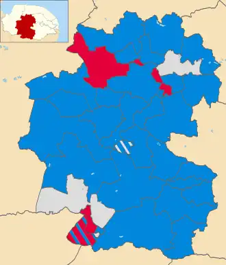 2003 results map
