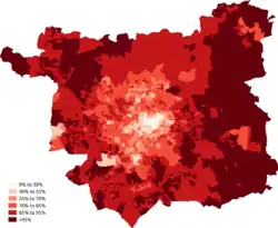 Leeds (81.13% White British)