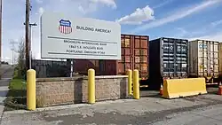 Signage at SE Holgate entrance, 2019