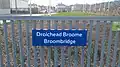 Broombridge train station sign (2019)