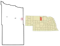 Location of Long Pine, Nebraska