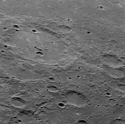 Oblique view from MESSENGER