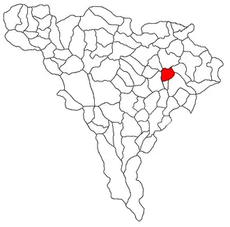 Location in Alba County