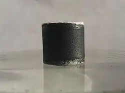 Buckycolumn just after casting