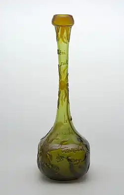 Bud vase by Émile Gallé (1900)