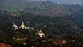 Buddha Dhatu Jadi (Golden Temple, Bandarban), seen from Nilachal, photo by Pratyay Hasan