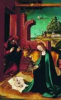 Nativity by Hans Burgkmair the Elder about 40 years later