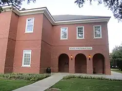 Burke-Hawthorne Hall, named for Walter Burke and Doris Hawthorne, houses the Communications Department
