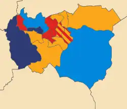 2006 &nbsp;&nbsp;Liberal Democrats: 8 &nbsp;&nbsp;Labour Party: 5 &nbsp;&nbsp;Conservative Party: 2 &nbsp;&nbsp;British National Party: 2