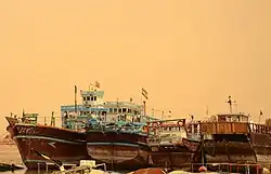 Boats at Bandar Deylam