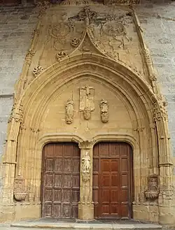 Entrance to the church