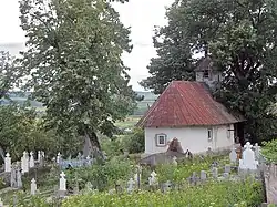 Wooden church in Popești hamlet, Butoiești