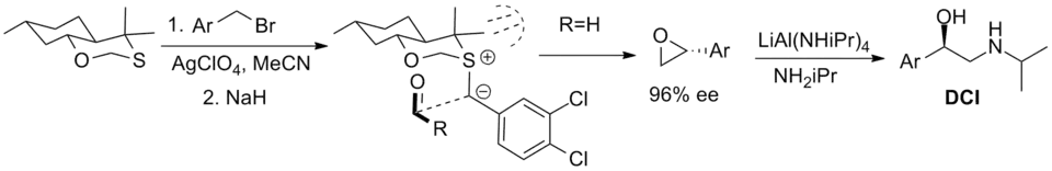chiral oxathiane reagent for the Johnson–Corey–Chaykovsky reaction