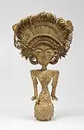 Cili, a Balinese Dewi Sri effigy from lontar palm leaf