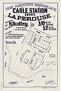 Cable Station Estate, La Perouse – Yarra Rd, Elaroo Ave, Wybalena Ave, Walmarie Ave, 1915-1918