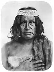 Image 29Tehuelche Cacique Casimiro Biguá, c. 1864 (from Indigenous peoples in Argentina)